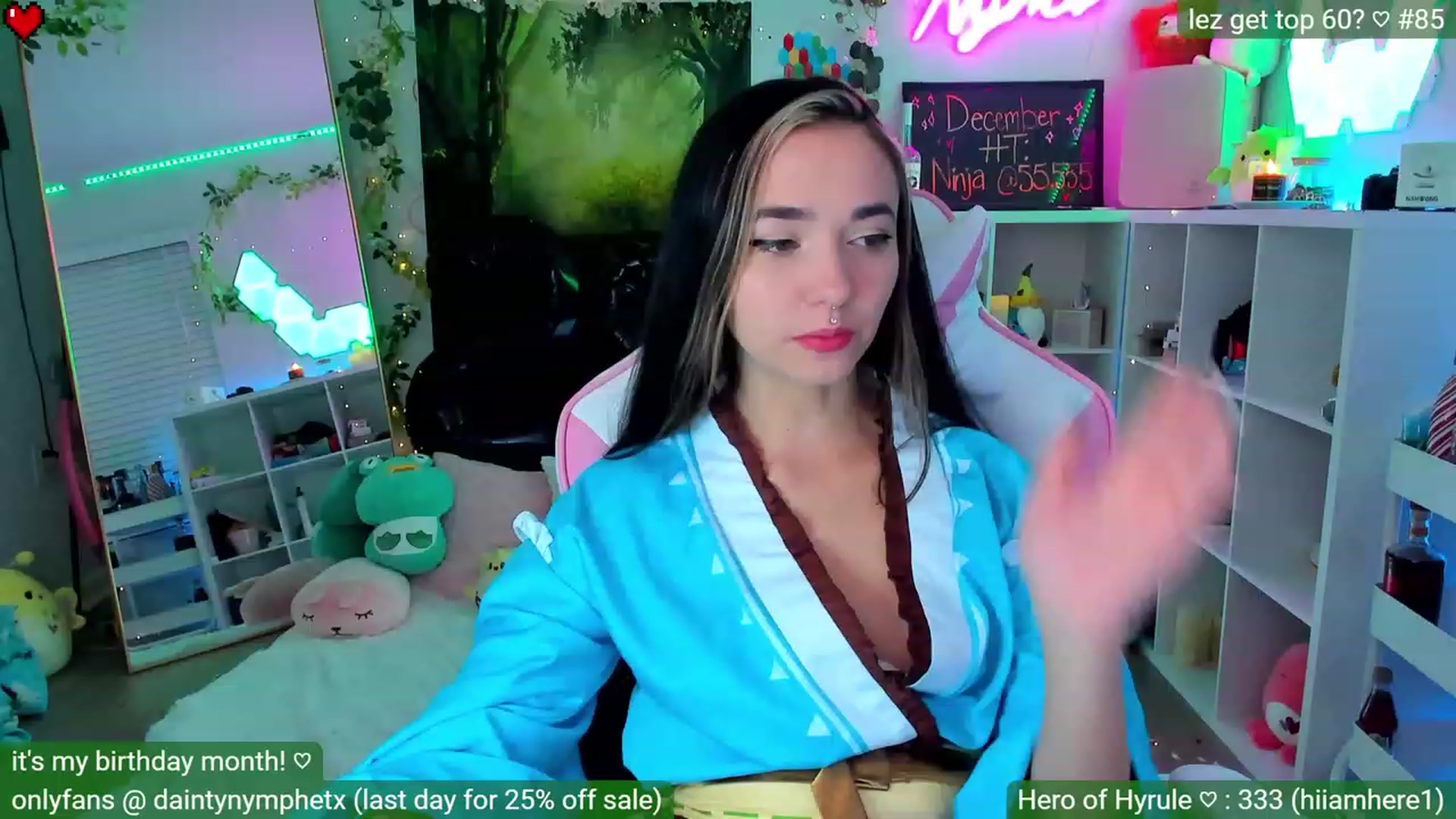 Gallery image thumbnail from BirthdayNym's myfreecams stream on, 01/01/2023, 05:03 image 9 of 20
