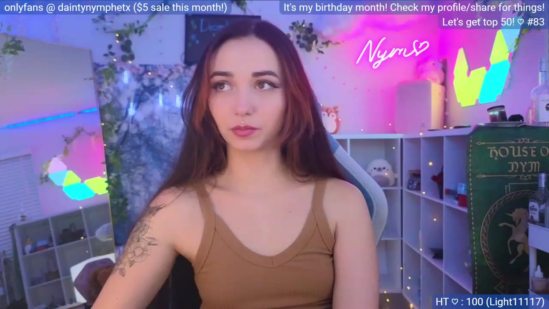 Gallery image thumbnail from BirthdayNym's myfreecams stream on, 12/01/2023, 09:29 image 15 of 20