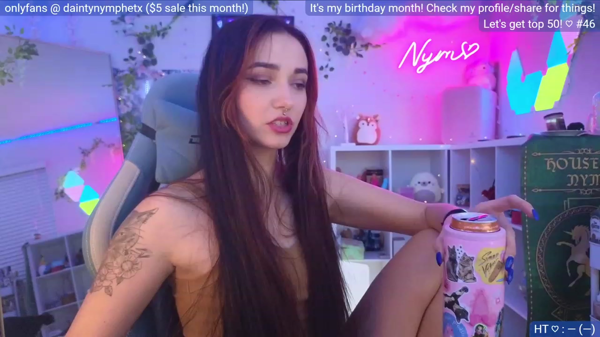 Gallery image thumbnail from BirthdayNym's myfreecams stream on, 12/01/2023, 09:29 image 1 of 20