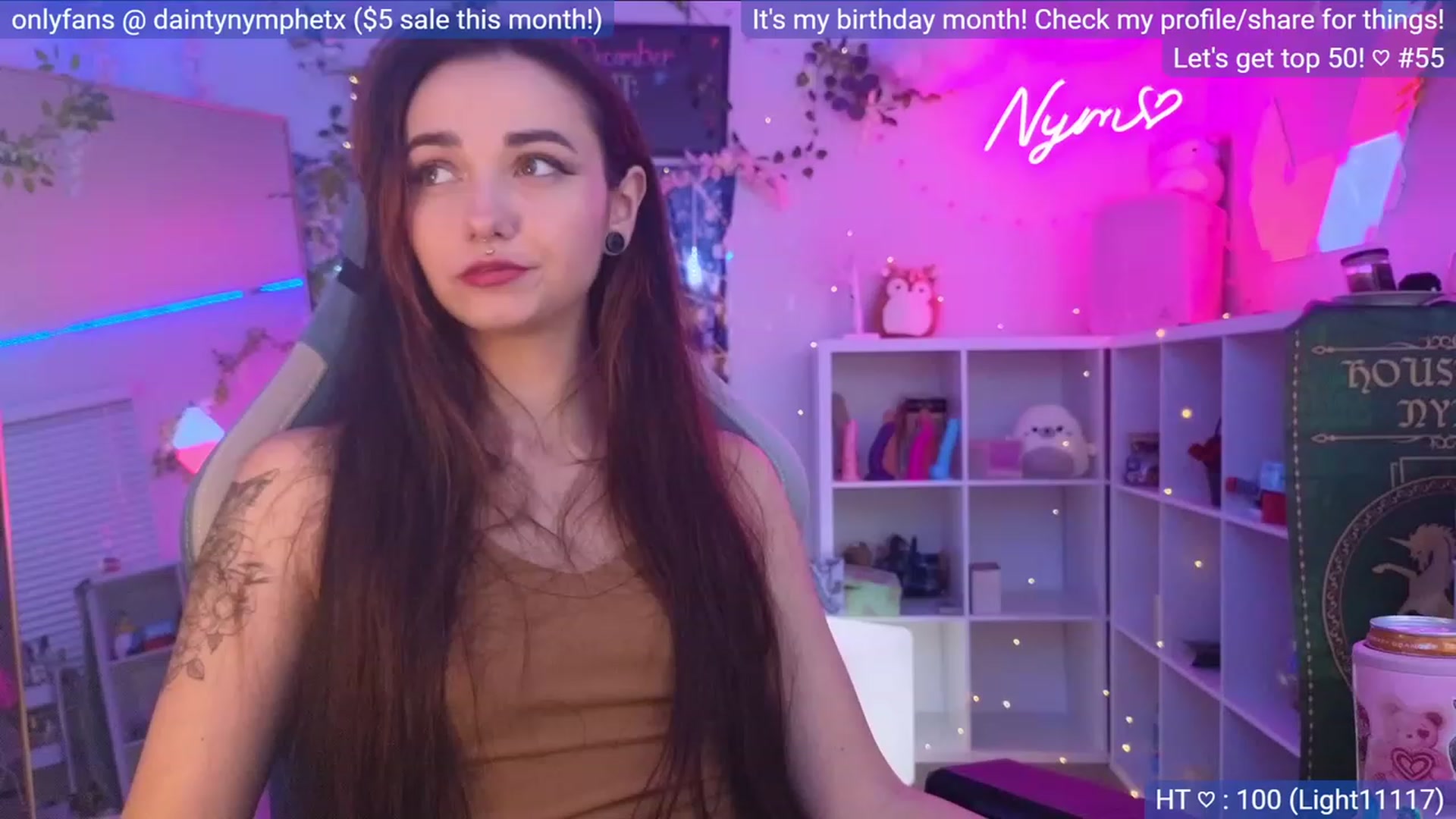 Gallery image thumbnail from BirthdayNym's myfreecams stream on, 12/01/2023, 09:29 image 6 of 20