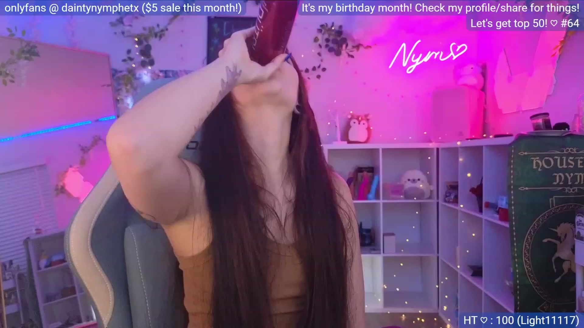 Gallery image thumbnail from BirthdayNym's myfreecams stream on, 12/01/2023, 09:29 image 7 of 20
