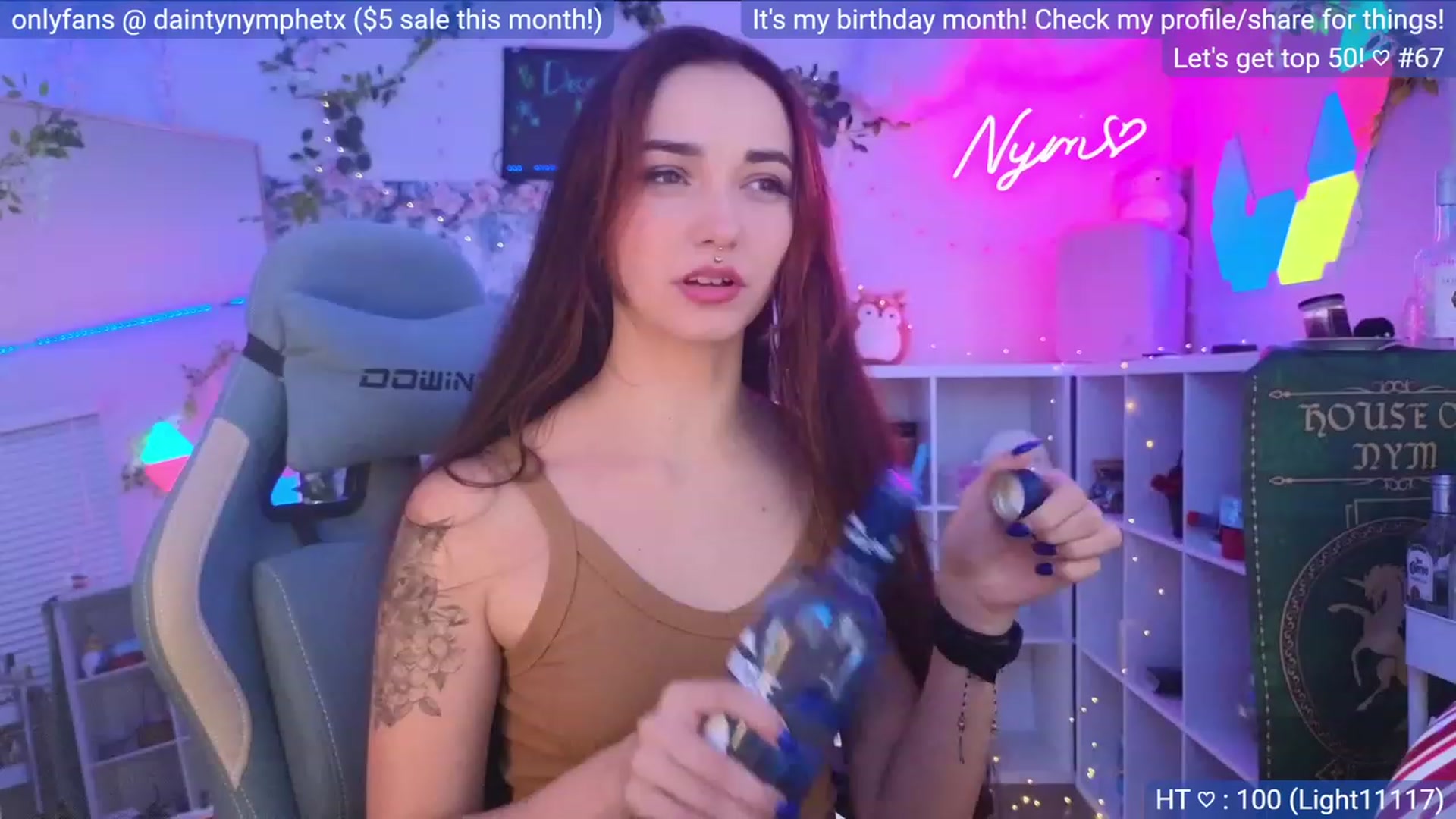 Gallery image thumbnail from BirthdayNym's myfreecams stream on, 12/01/2023, 09:29 image 11 of 20