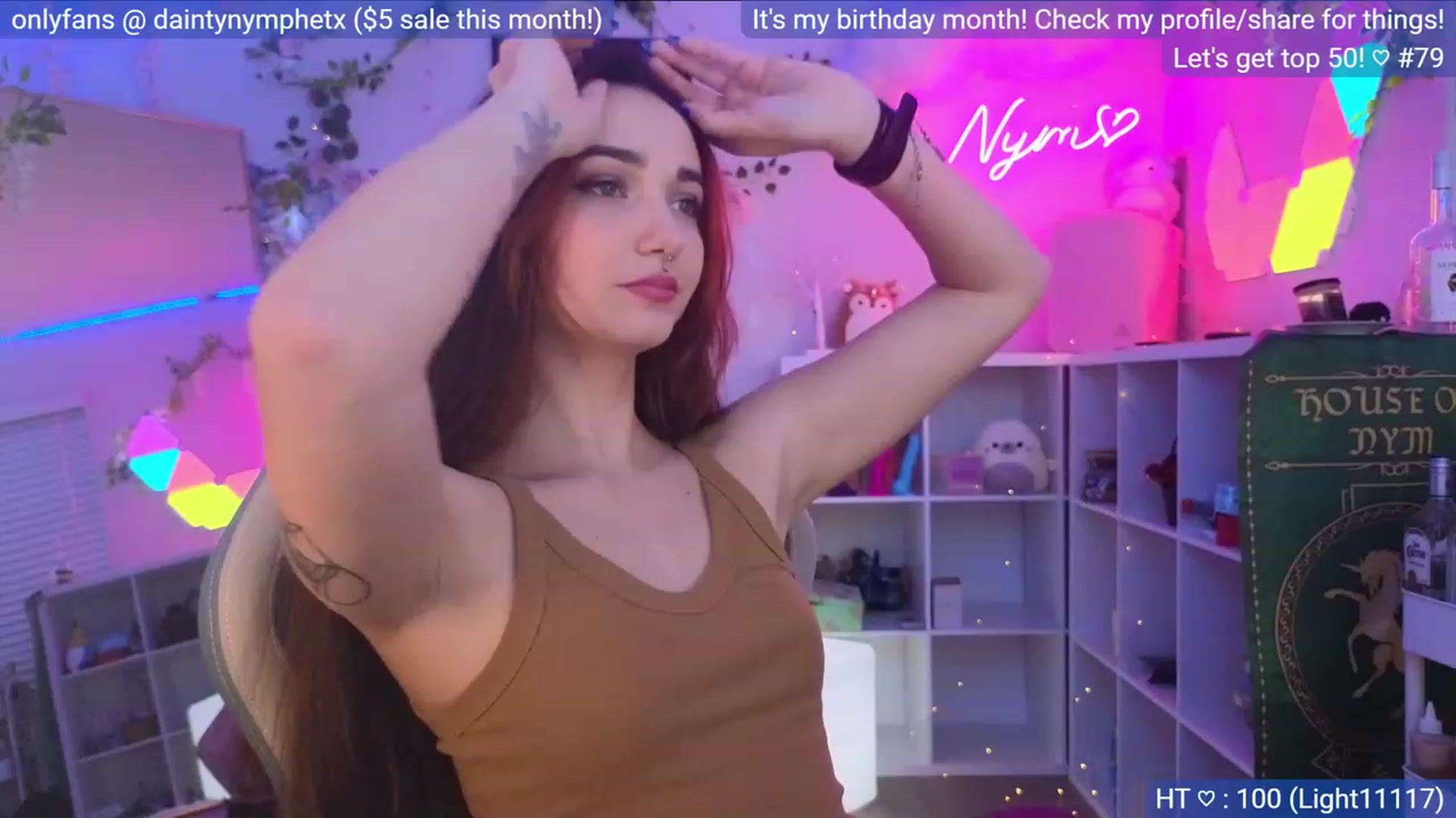 Gallery image thumbnail from BirthdayNym's myfreecams stream on, 12/01/2023, 09:29 image 14 of 20
