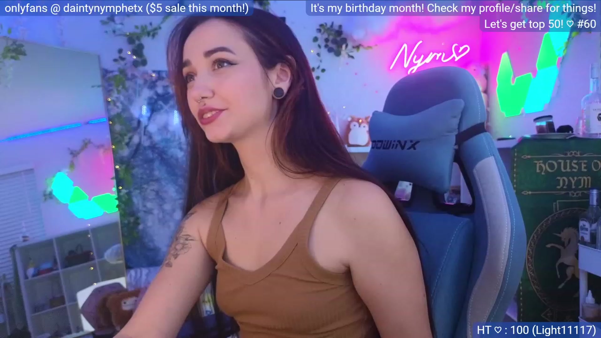 Gallery image thumbnail from BirthdayNym's myfreecams stream on, 12/01/2023, 09:29 image 16 of 20