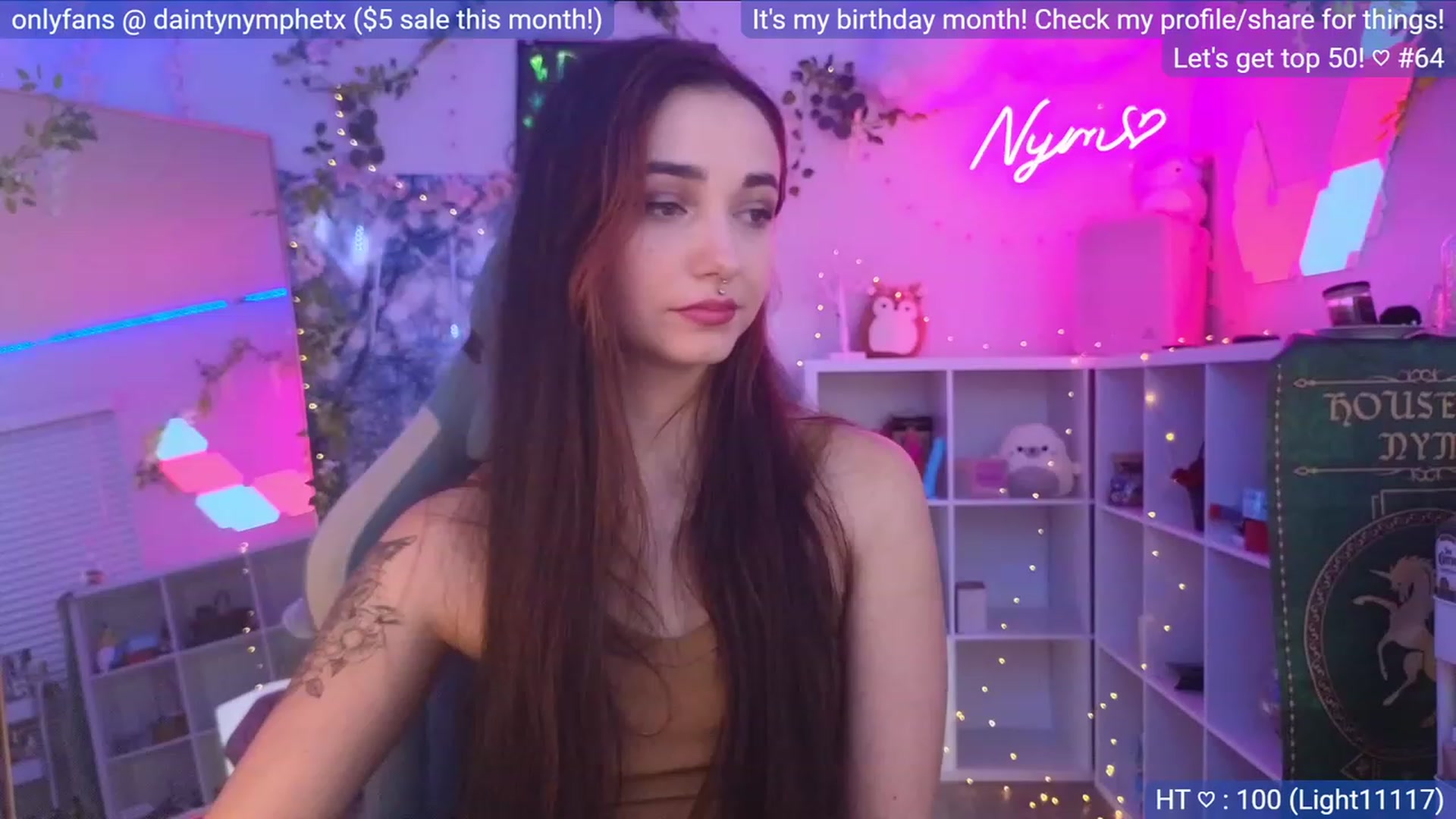 Gallery image thumbnail from BirthdayNym's myfreecams stream on, 12/01/2023, 09:29 image 8 of 20