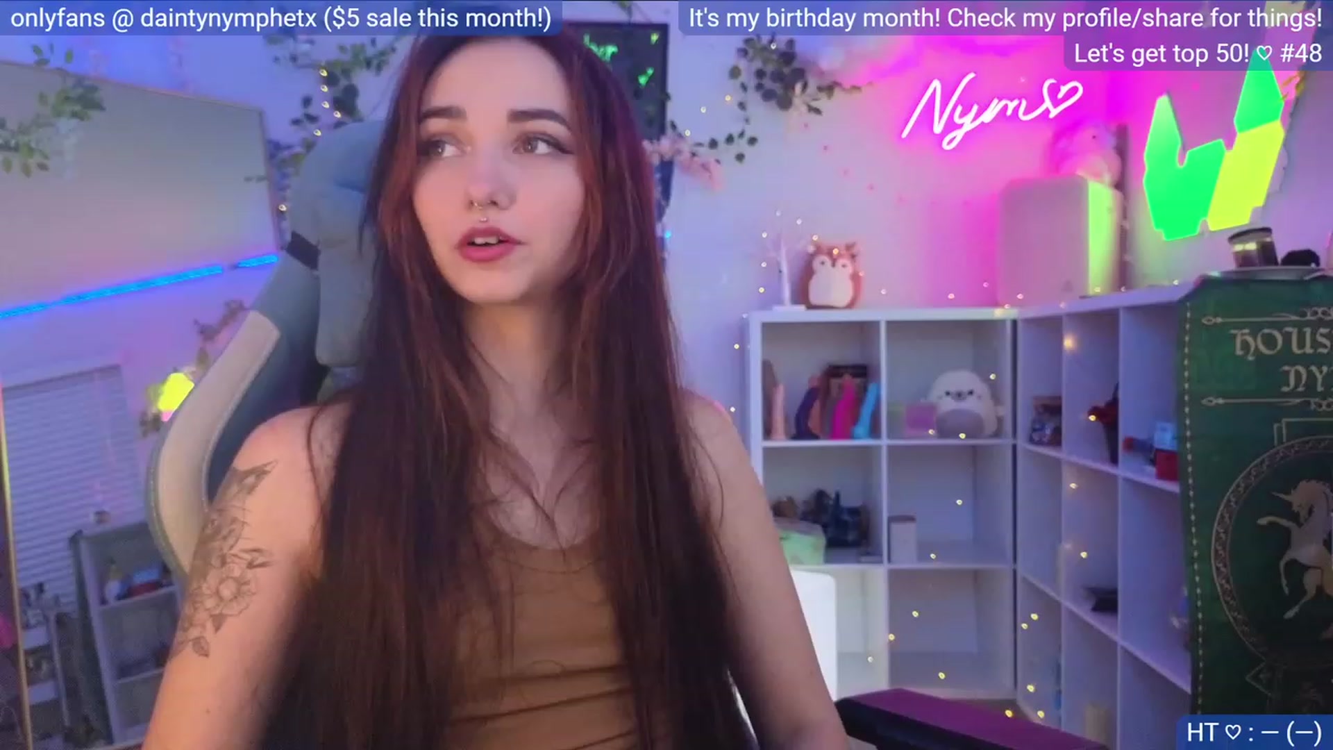 Gallery image thumbnail from BirthdayNym's myfreecams stream on, 12/01/2023, 09:29 image 4 of 20