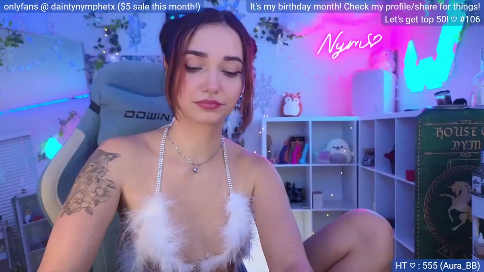 Gallery image thumbnail from BirthdayNym's myfreecams stream on, 12/02/2023, 05:19 image 18 of 20