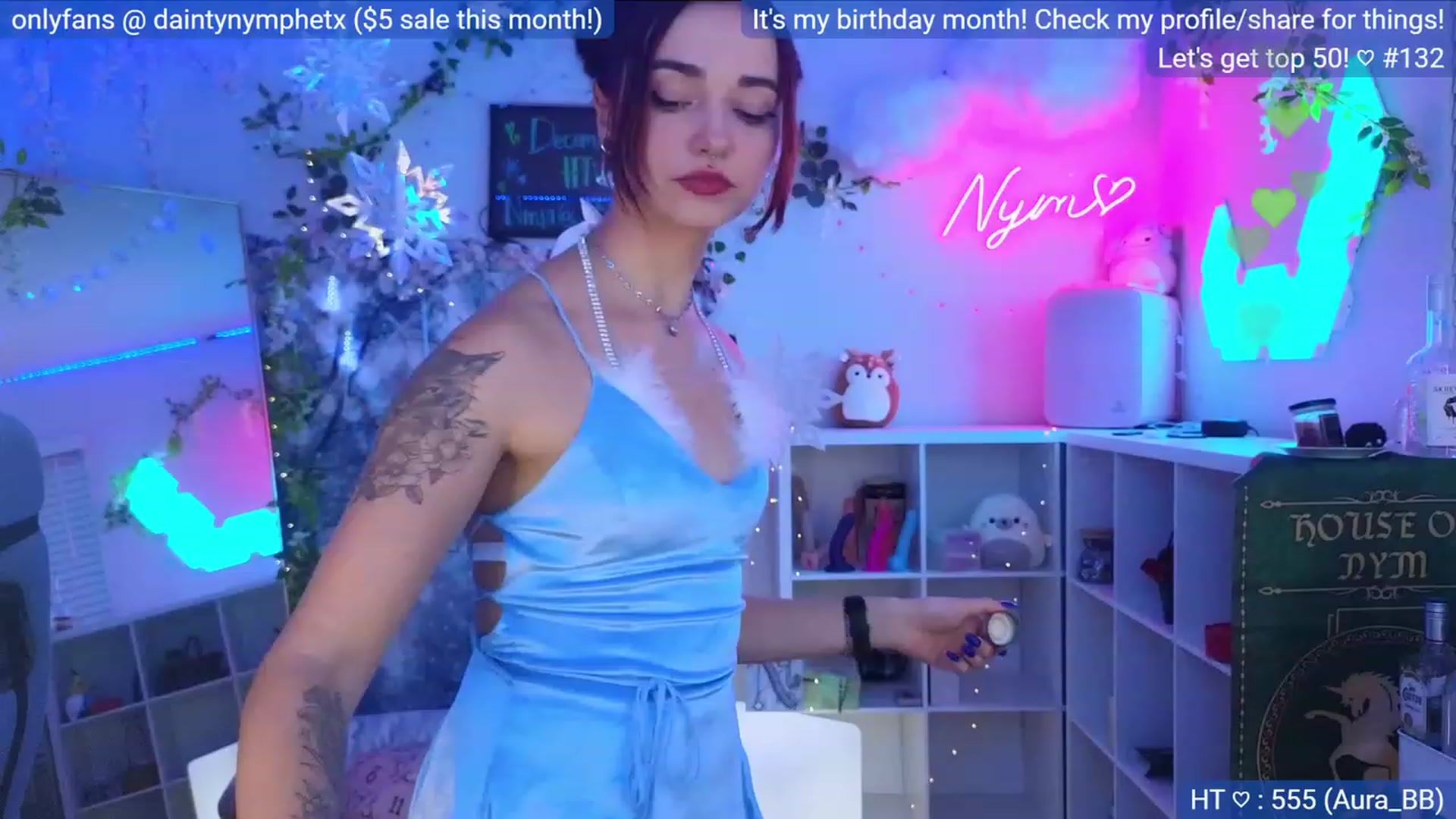 Gallery image thumbnail from BirthdayNym's myfreecams stream on, 12/02/2023, 05:19 image 6 of 20