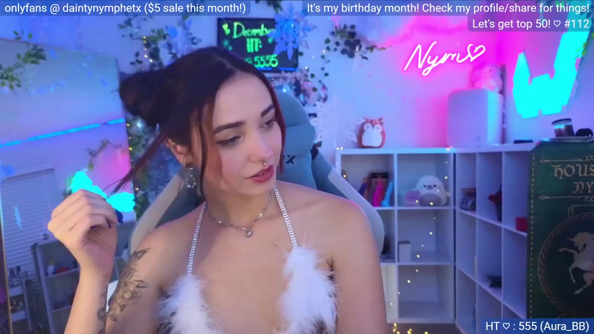 Gallery image thumbnail from BirthdayNym's myfreecams stream on, 12/02/2023, 05:19 image 12 of 20