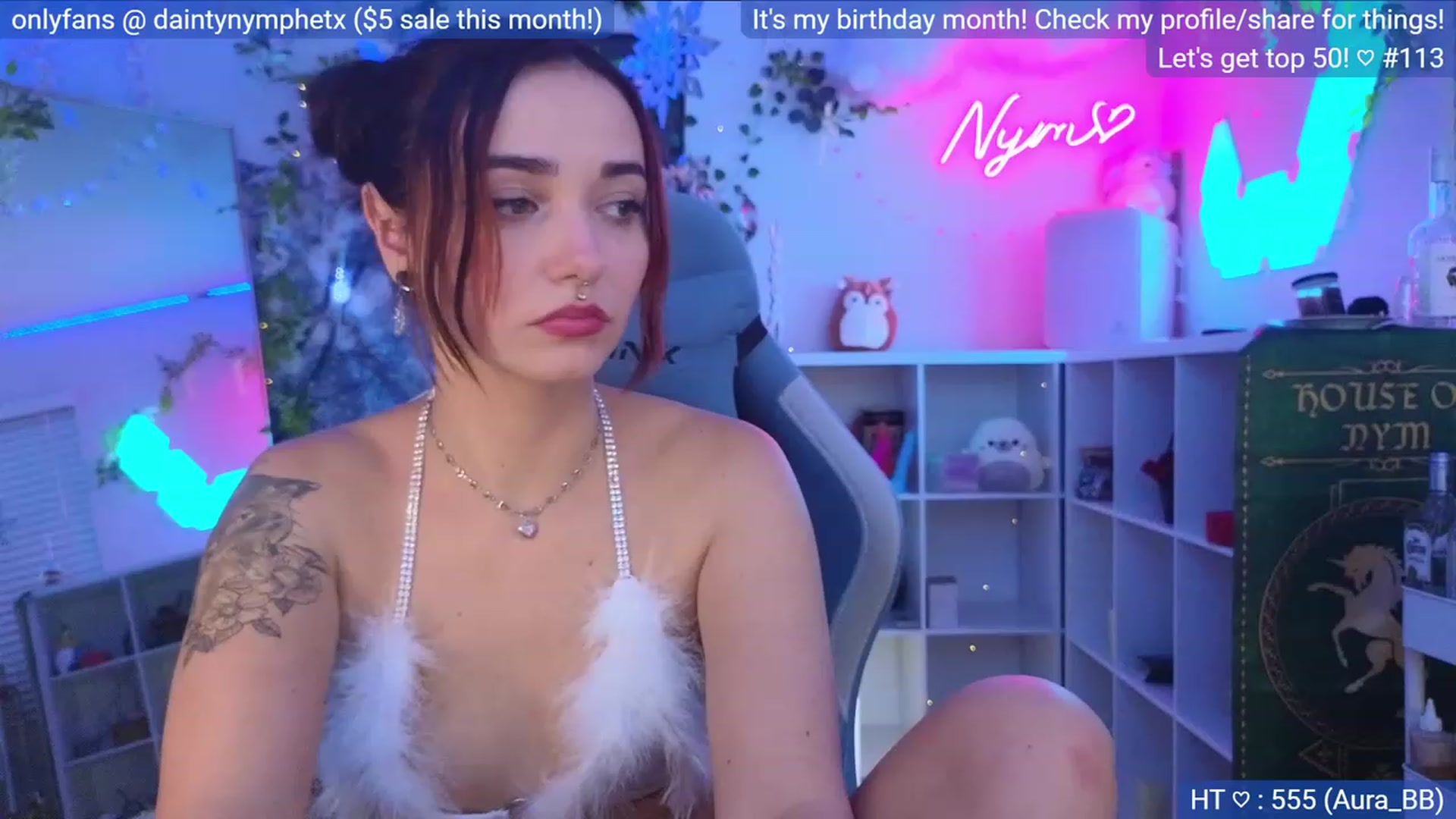 Gallery image thumbnail from BirthdayNym's myfreecams stream on, 12/02/2023, 05:19 image 15 of 20