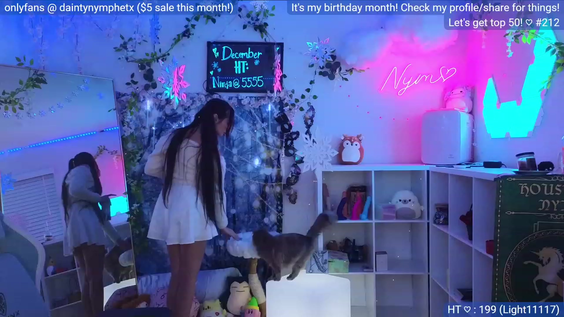 Gallery image thumbnail from BirthdayNym's myfreecams stream on, 12/03/2023, 06:12 image 2 of 20