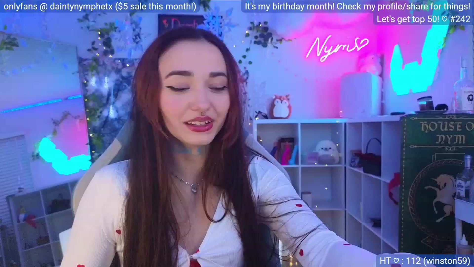 Gallery image thumbnail from BirthdayNym's myfreecams stream on, 12/04/2023, 05:40 image 20 of 20
