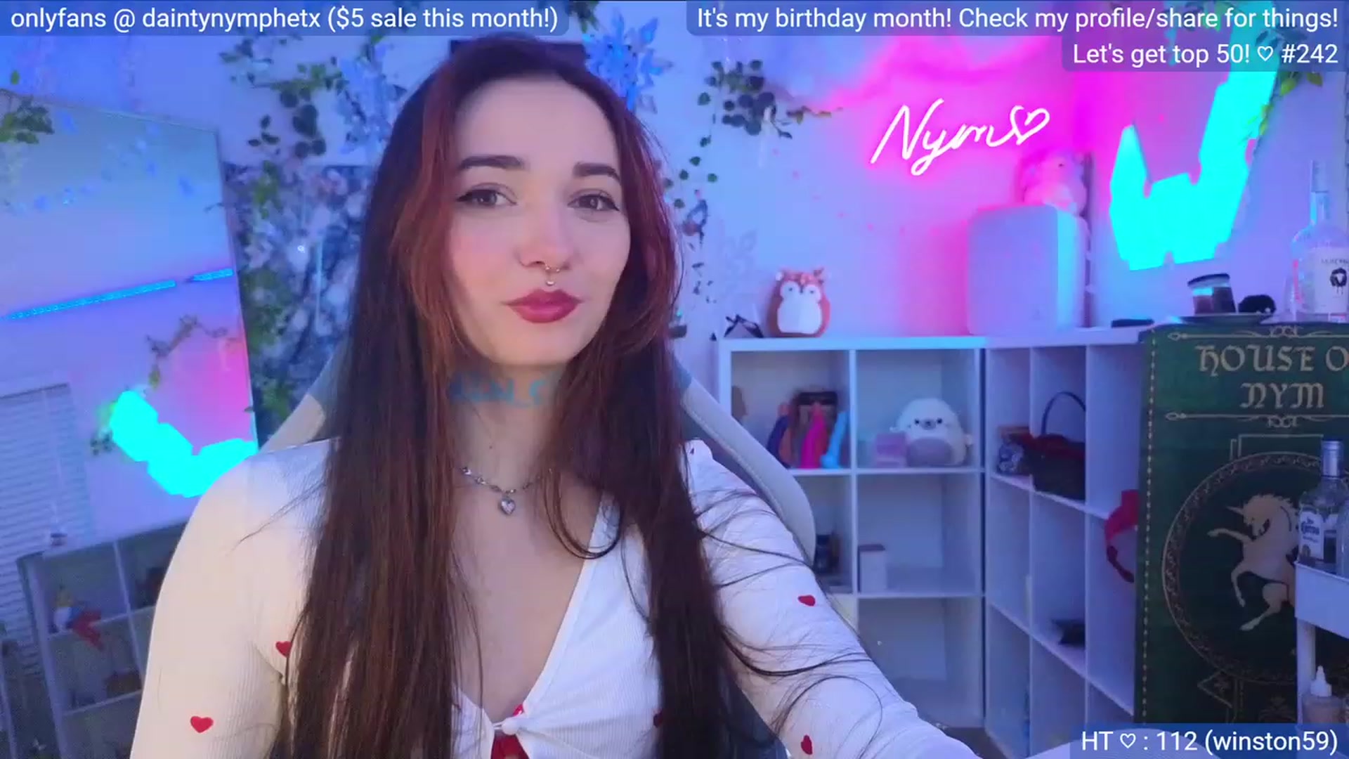 Gallery image thumbnail from BirthdayNym's myfreecams stream on, 12/04/2023, 05:40 image 19 of 20