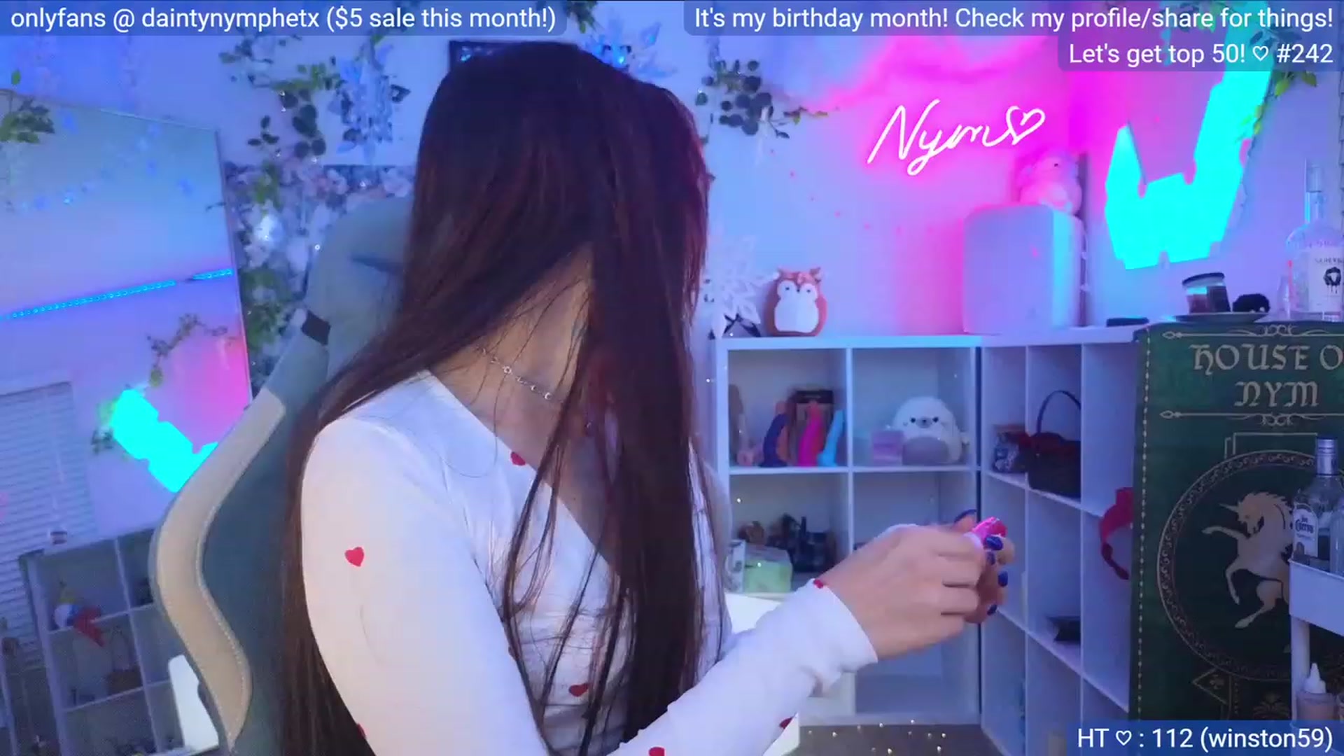 Gallery image thumbnail from BirthdayNym's myfreecams stream on, 12/04/2023, 05:40 image 18 of 20