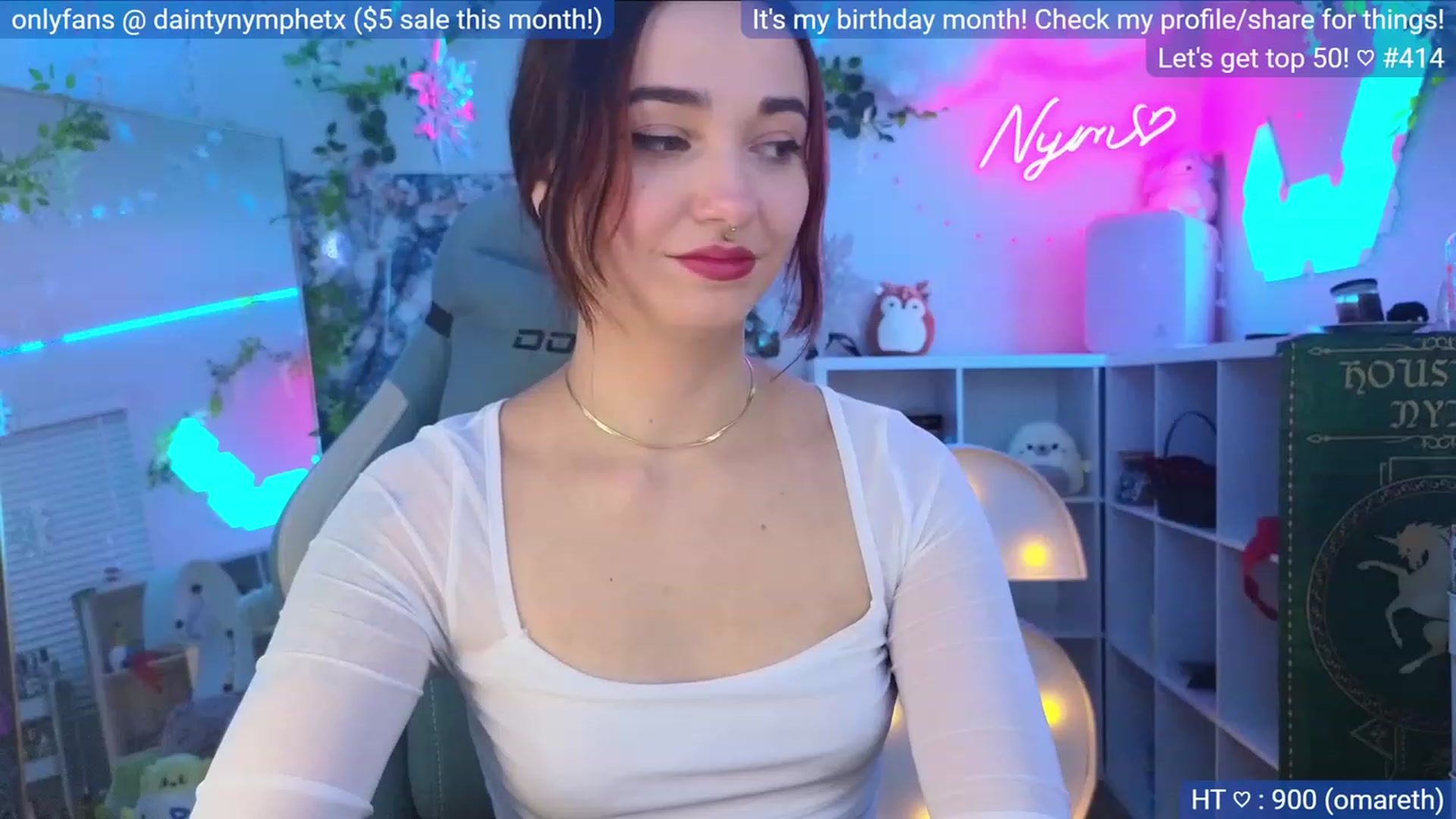 Gallery image thumbnail from BirthdayNym's myfreecams stream on, 12/07/2023, 04:05 image 17 of 20