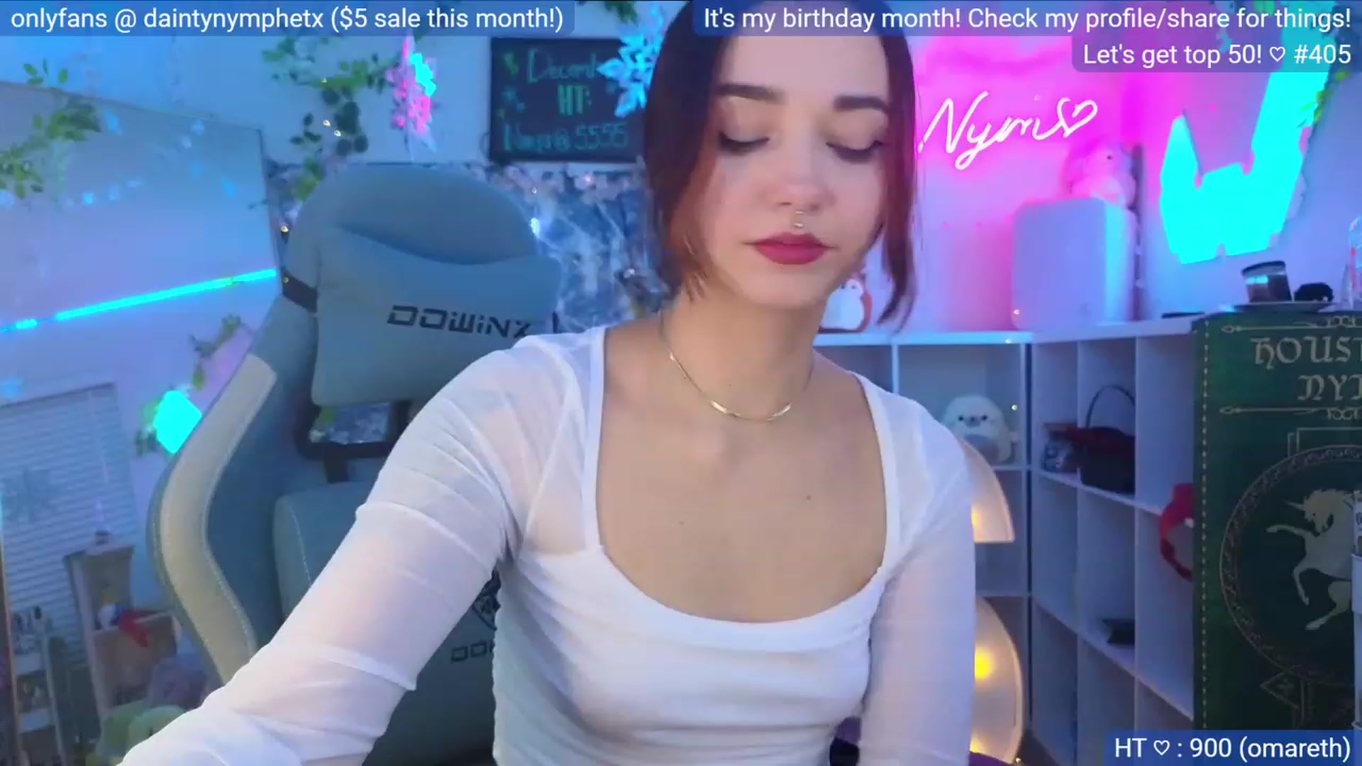 Gallery image thumbnail from BirthdayNym's myfreecams stream on, 12/07/2023, 04:05 image 18 of 20