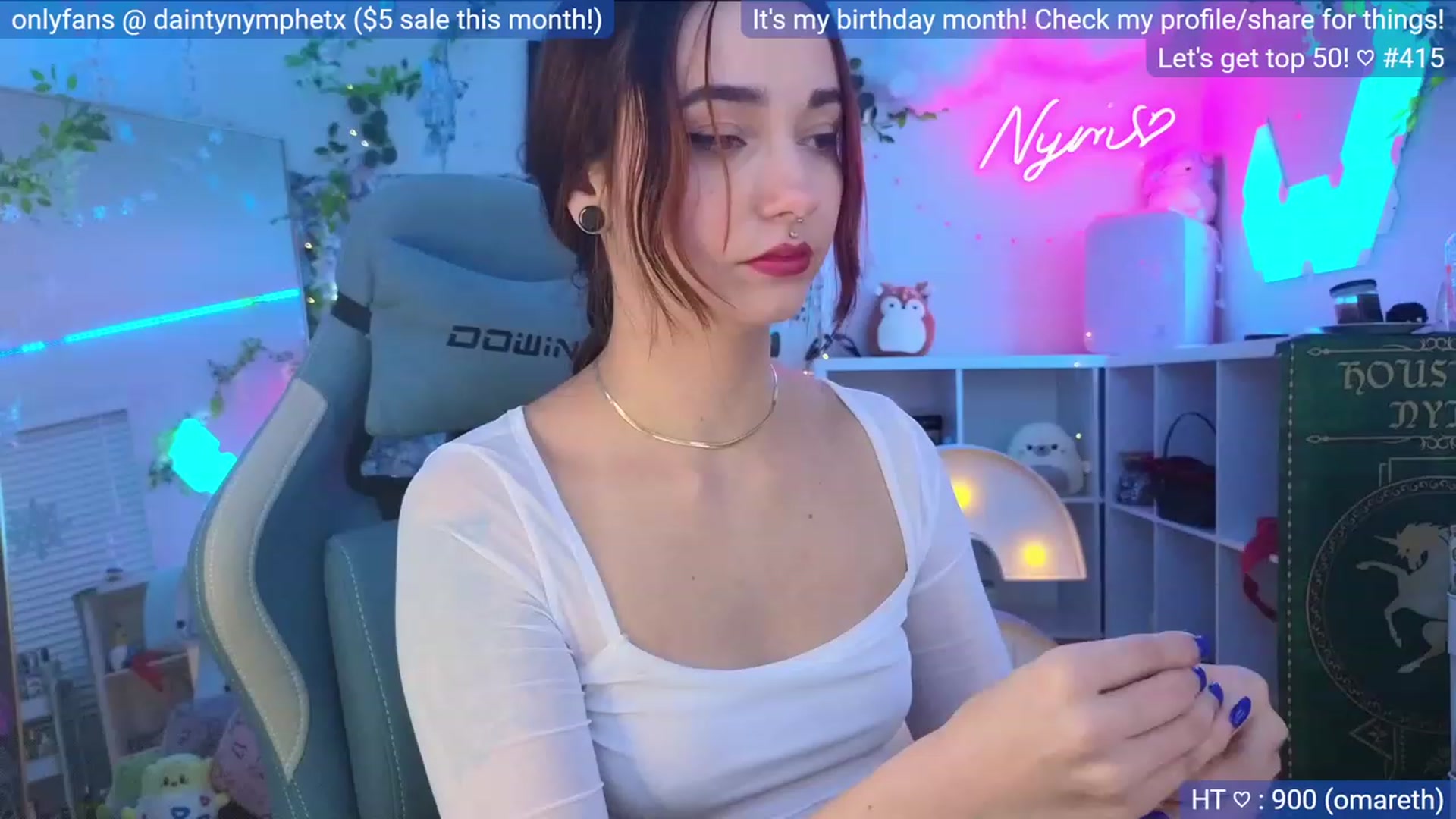 Gallery image thumbnail from BirthdayNym's myfreecams stream on, 12/07/2023, 04:05 image 14 of 20