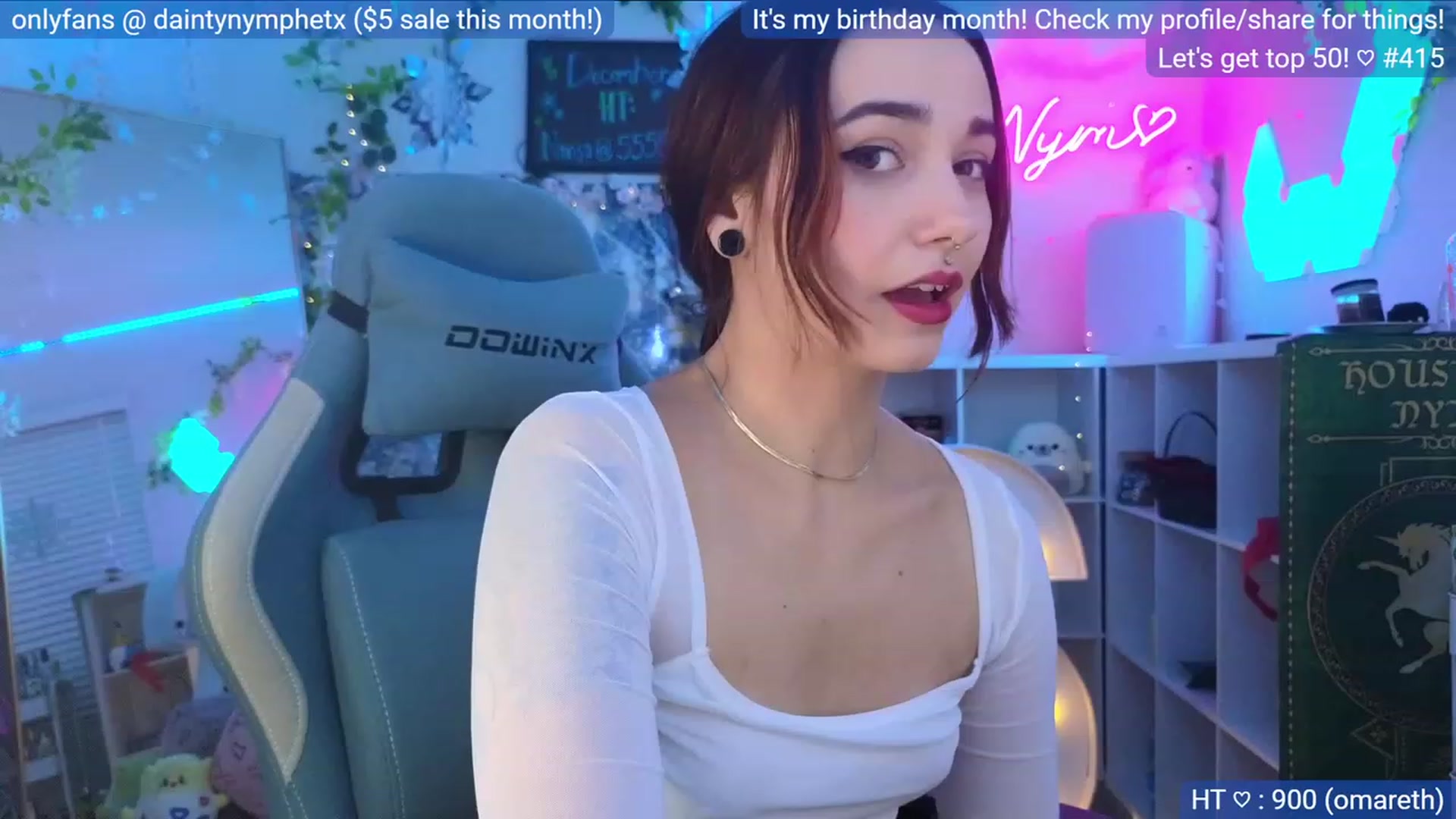 Gallery image thumbnail from BirthdayNym's myfreecams stream on, 12/07/2023, 04:05 image 15 of 20