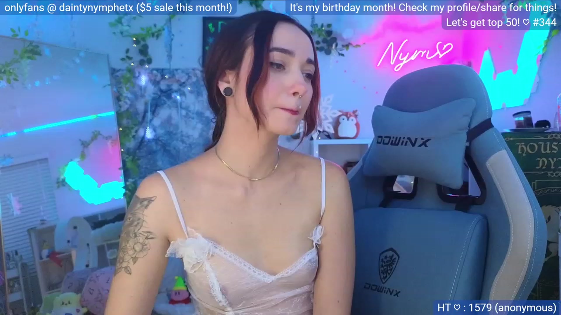 Gallery image thumbnail from BirthdayNym's myfreecams stream on, 12/07/2023, 05:16 image 3 of 20