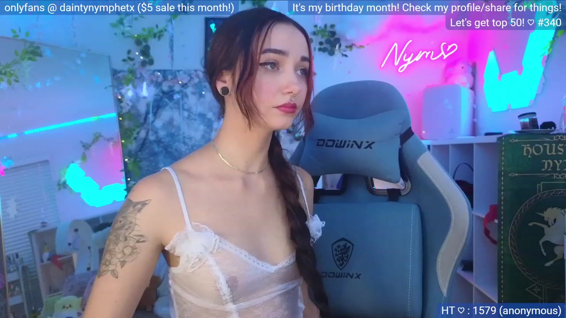 Gallery image thumbnail from BirthdayNym's myfreecams stream on, 12/07/2023, 05:16 image 8 of 20