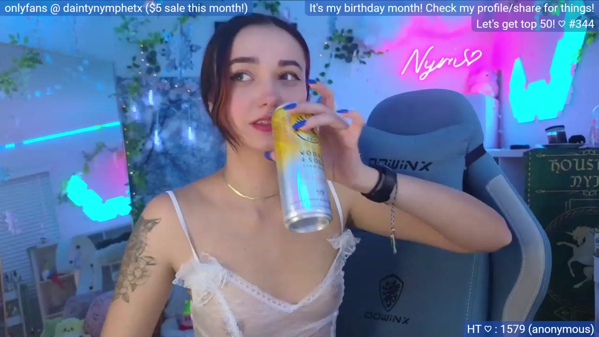 Gallery image thumbnail from BirthdayNym's myfreecams stream on, 12/07/2023, 05:16 image 2 of 20