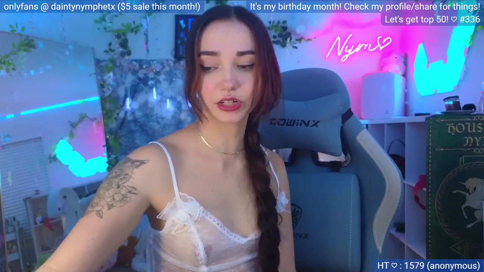 Gallery image thumbnail from BirthdayNym's myfreecams stream on, 12/07/2023, 05:16 image 12 of 20