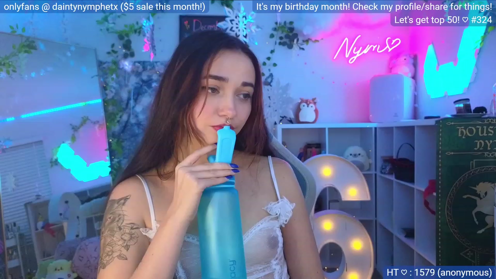 Gallery image thumbnail from BirthdayNym's myfreecams stream on, 12/07/2023, 05:16 image 16 of 20