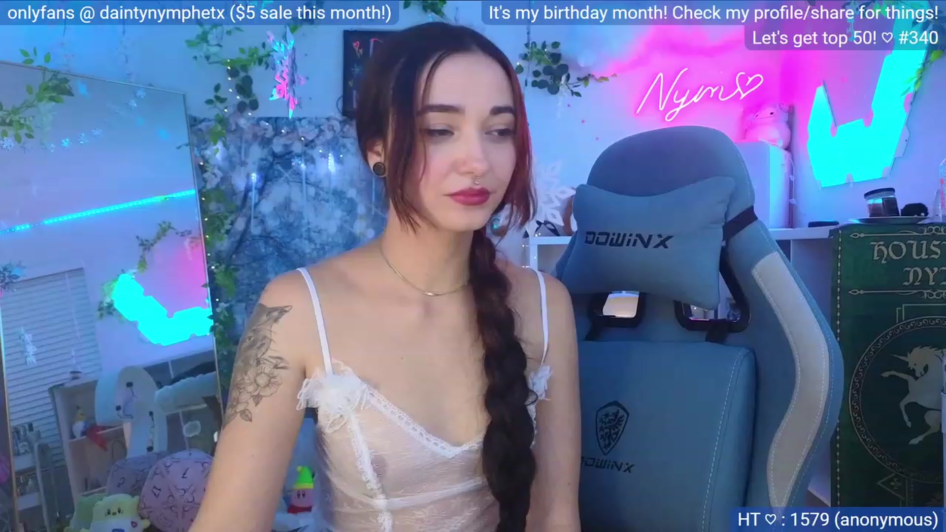 Gallery image thumbnail from BirthdayNym's myfreecams stream on, 12/07/2023, 05:16 image 10 of 20
