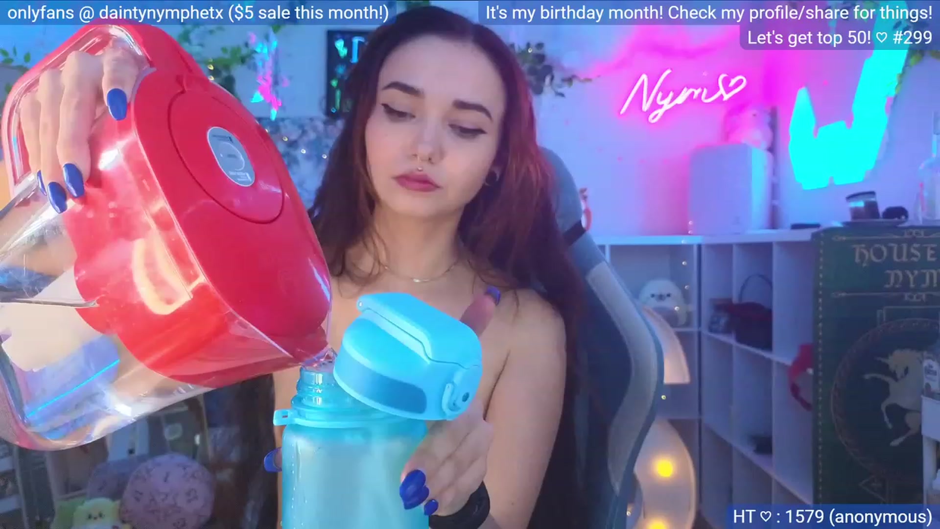 Gallery image thumbnail from BirthdayNym's myfreecams stream on, 12/07/2023, 06:26 image 12 of 20