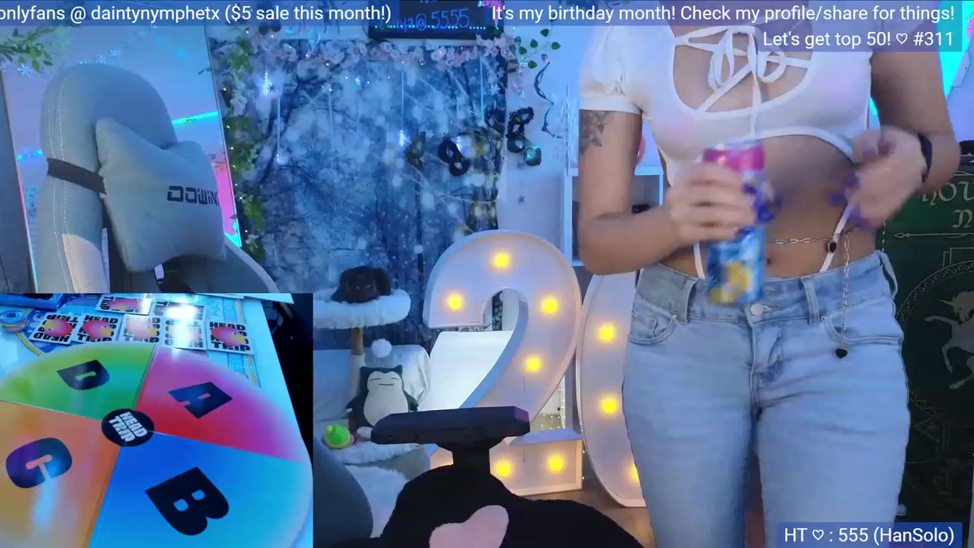 Gallery image thumbnail from BirthdayNym's myfreecams stream on, 12/08/2023, 04:14 image 13 of 20