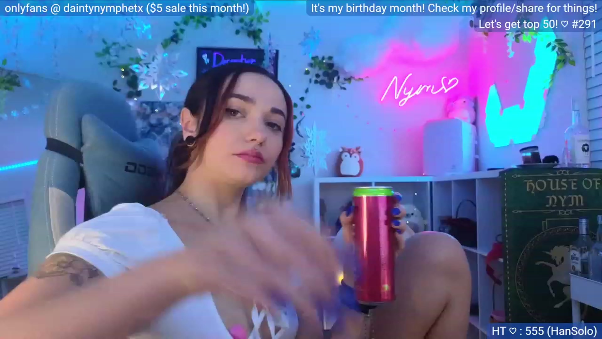 Gallery image thumbnail from BirthdayNym's myfreecams stream on, 12/08/2023, 06:35 image 1 of 20