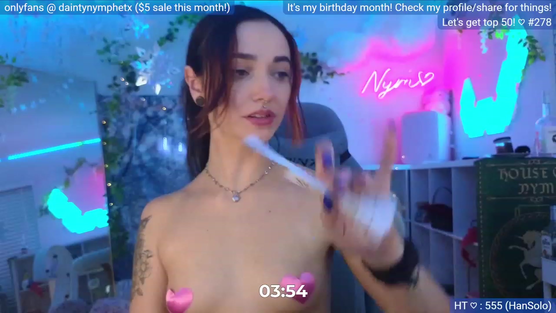 Gallery image thumbnail from BirthdayNym's myfreecams stream on, 12/08/2023, 06:35 image 19 of 20