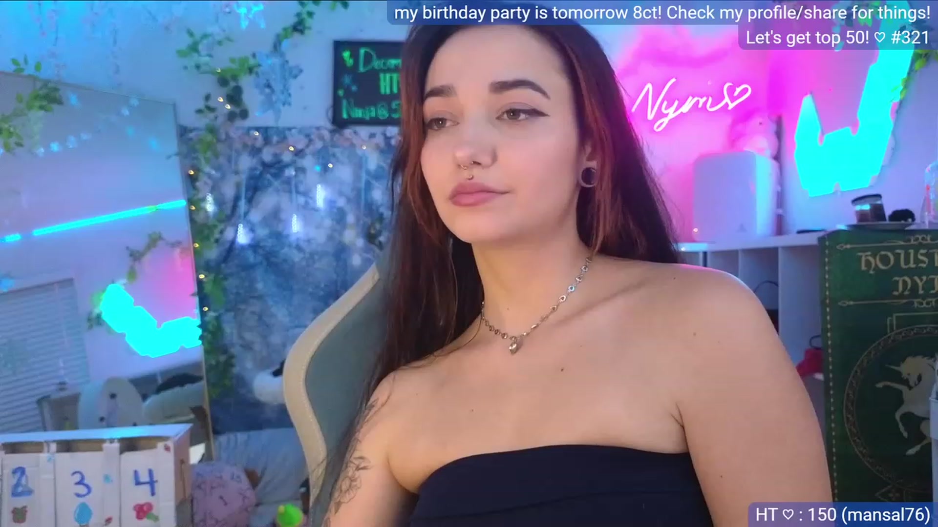 Gallery image thumbnail from BirthdayNym's myfreecams stream on, 12/09/2023, 05:20 image 19 of 20