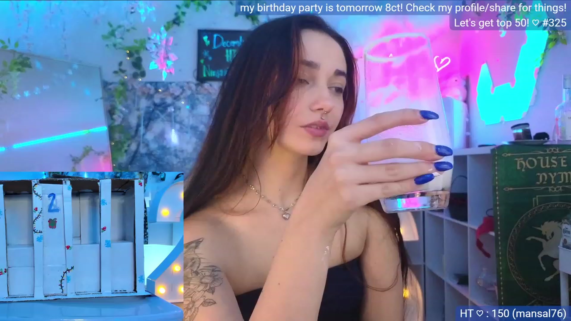 Gallery image thumbnail from BirthdayNym's myfreecams stream on, 12/09/2023, 05:20 image 5 of 20