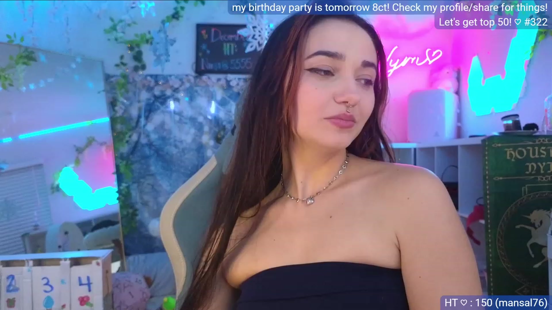 Gallery image thumbnail from BirthdayNym's myfreecams stream on, 12/09/2023, 05:20 image 20 of 20
