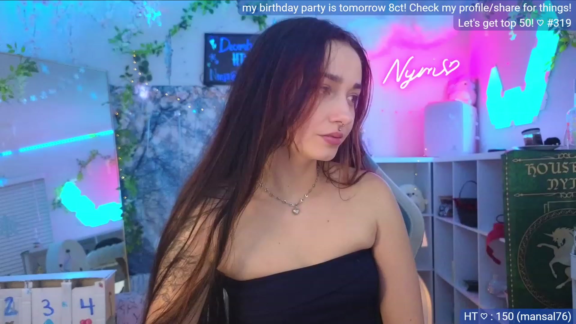 Gallery image thumbnail from BirthdayNym's myfreecams stream on, 12/09/2023, 05:20 image 14 of 20