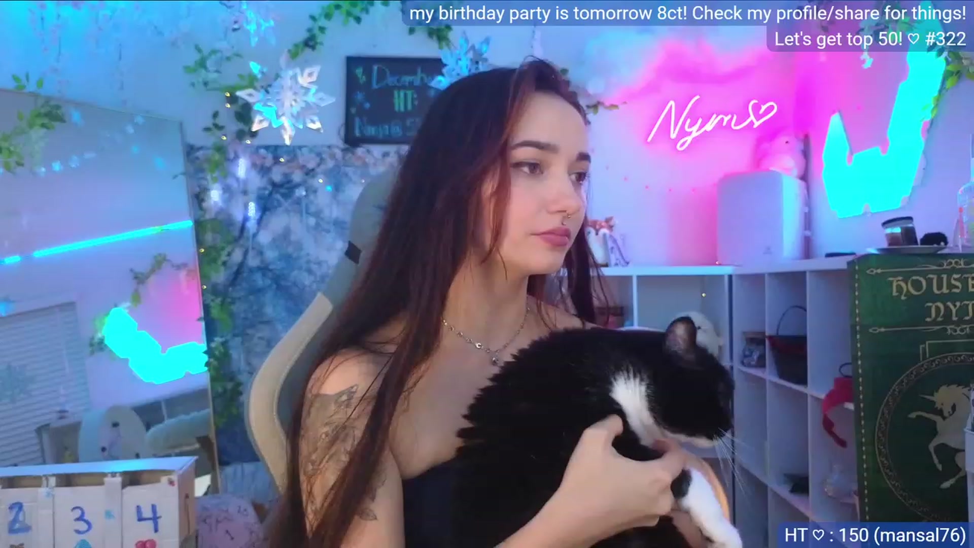 Gallery image thumbnail from BirthdayNym's myfreecams stream on, 12/09/2023, 05:20 image 12 of 20