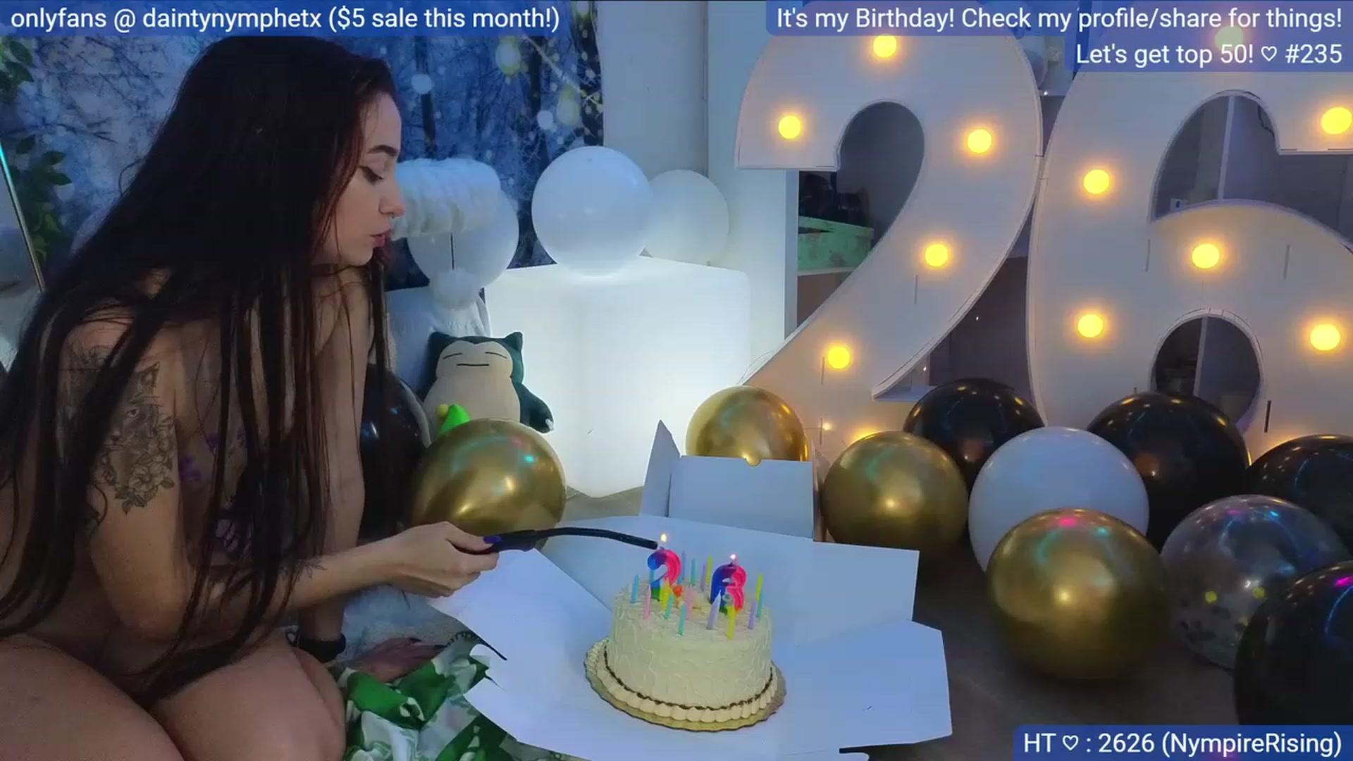 Gallery image thumbnail from BirthdayNym's myfreecams stream on, 12/10/2023, 05:17 image 11 of 20