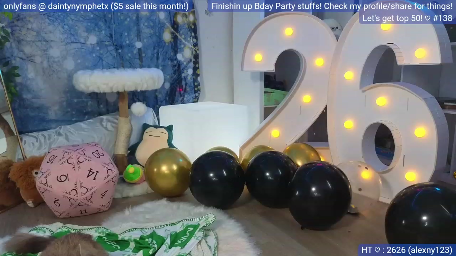 Gallery image thumbnail from BirthdayNym's myfreecams stream on, 12/11/2023, 06:08 image 3 of 20