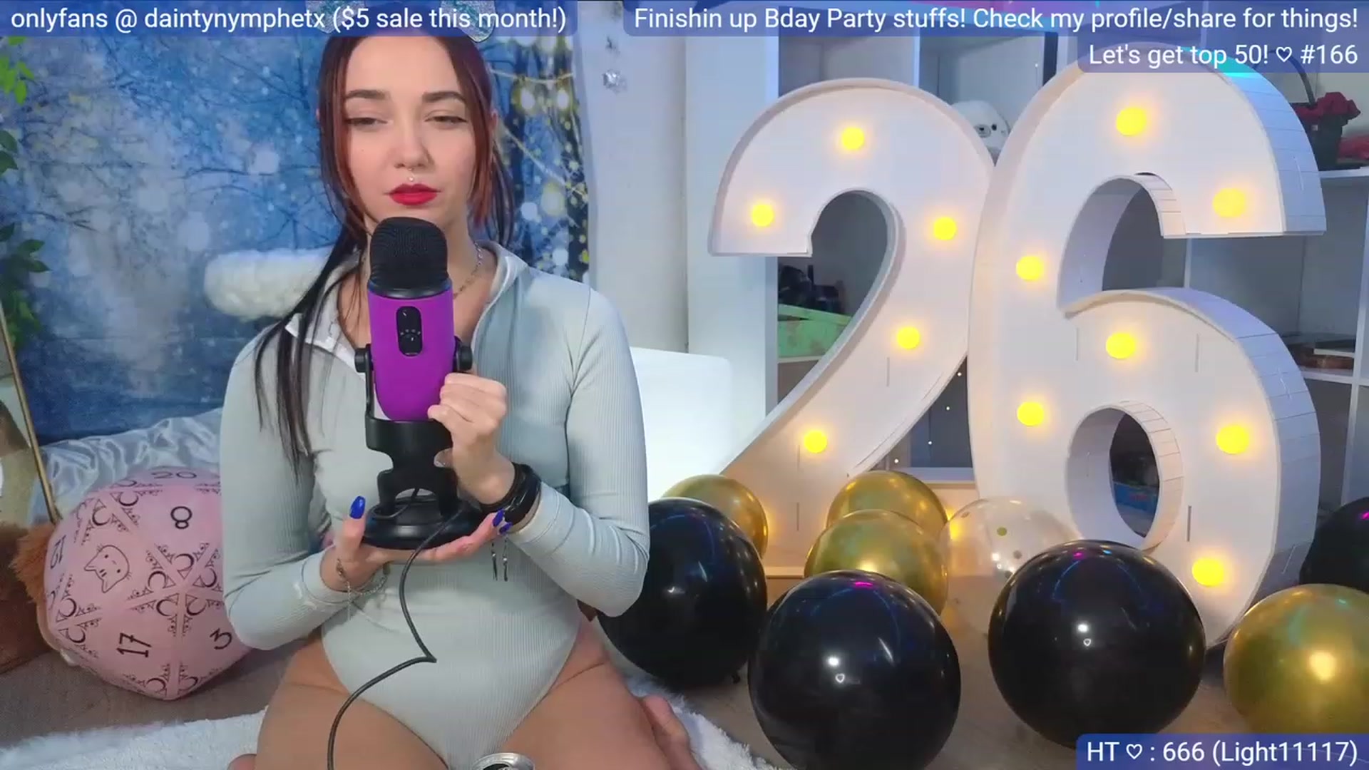 Gallery image thumbnail from BirthdayNym's myfreecams stream on, 12/13/2023, 07:03 image 3 of 20