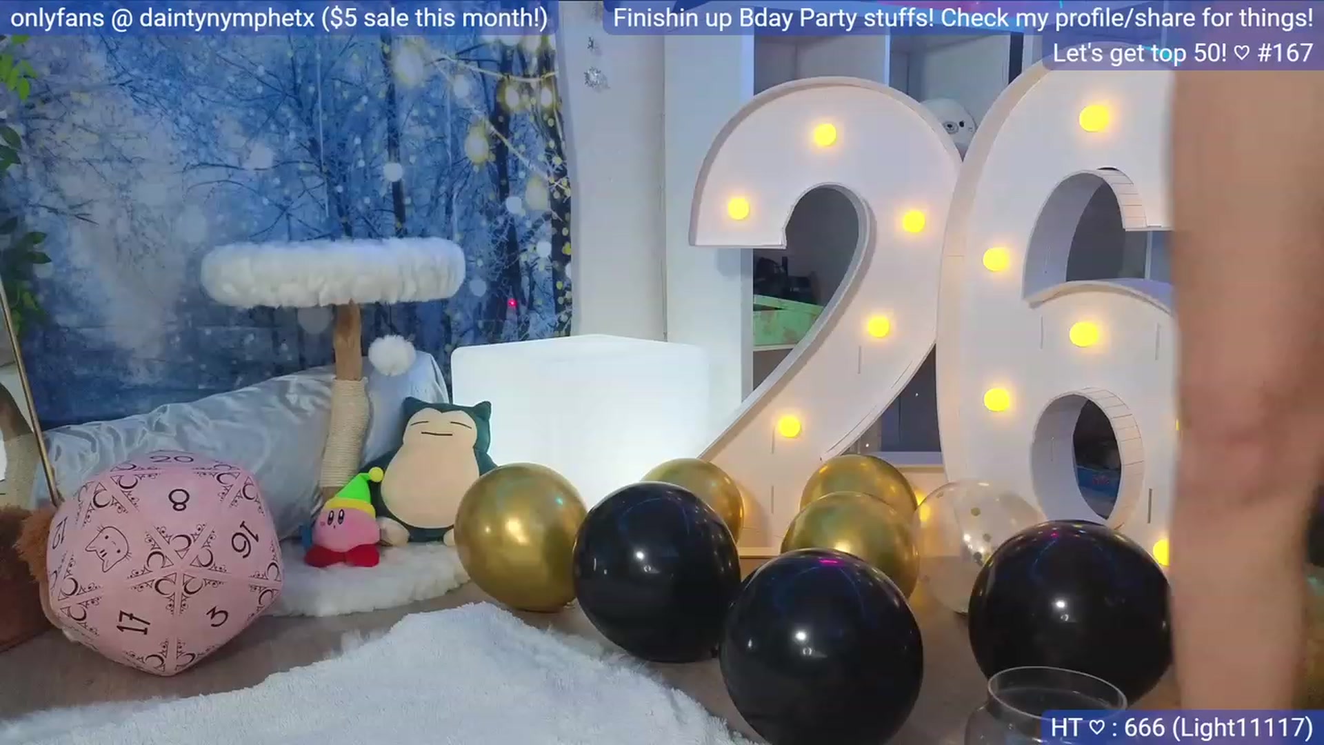 Gallery image thumbnail from BirthdayNym's myfreecams stream on, 12/13/2023, 07:03 image 4 of 20