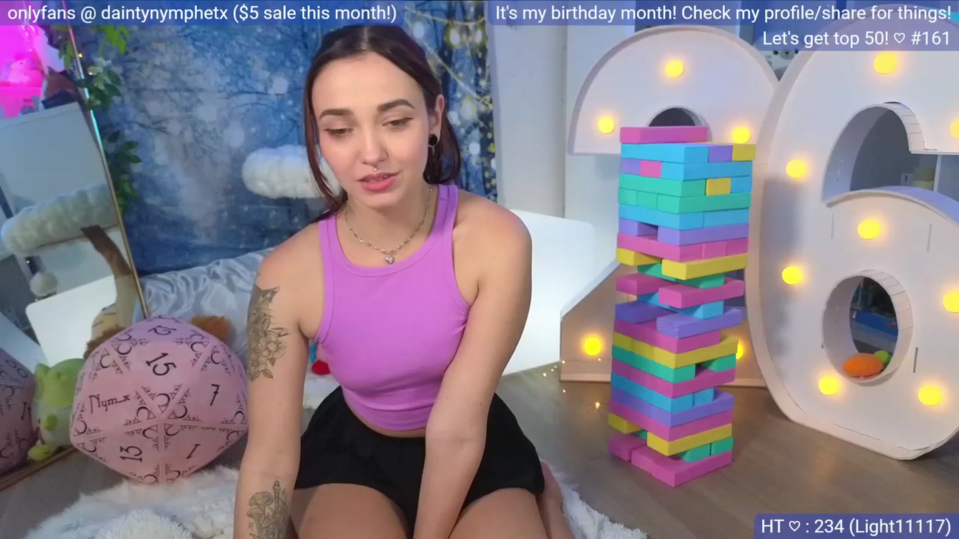 Gallery image thumbnail from BirthdayNym's myfreecams stream on, 12/14/2023, 05:45 image 6 of 20