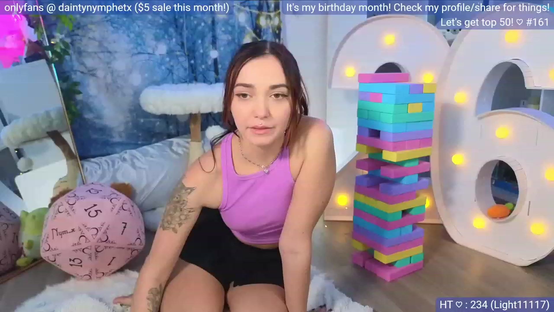 Gallery image thumbnail from BirthdayNym's myfreecams stream on, 12/14/2023, 05:45 image 4 of 20