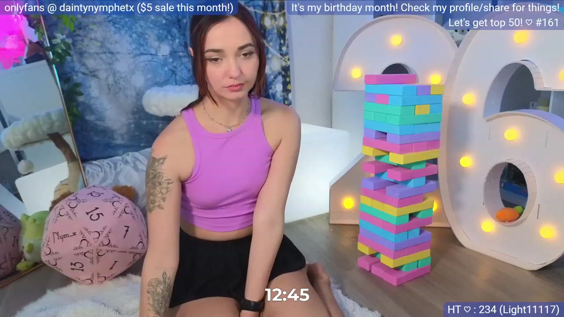 Gallery image thumbnail from BirthdayNym's myfreecams stream on, 12/14/2023, 05:45 image 9 of 20
