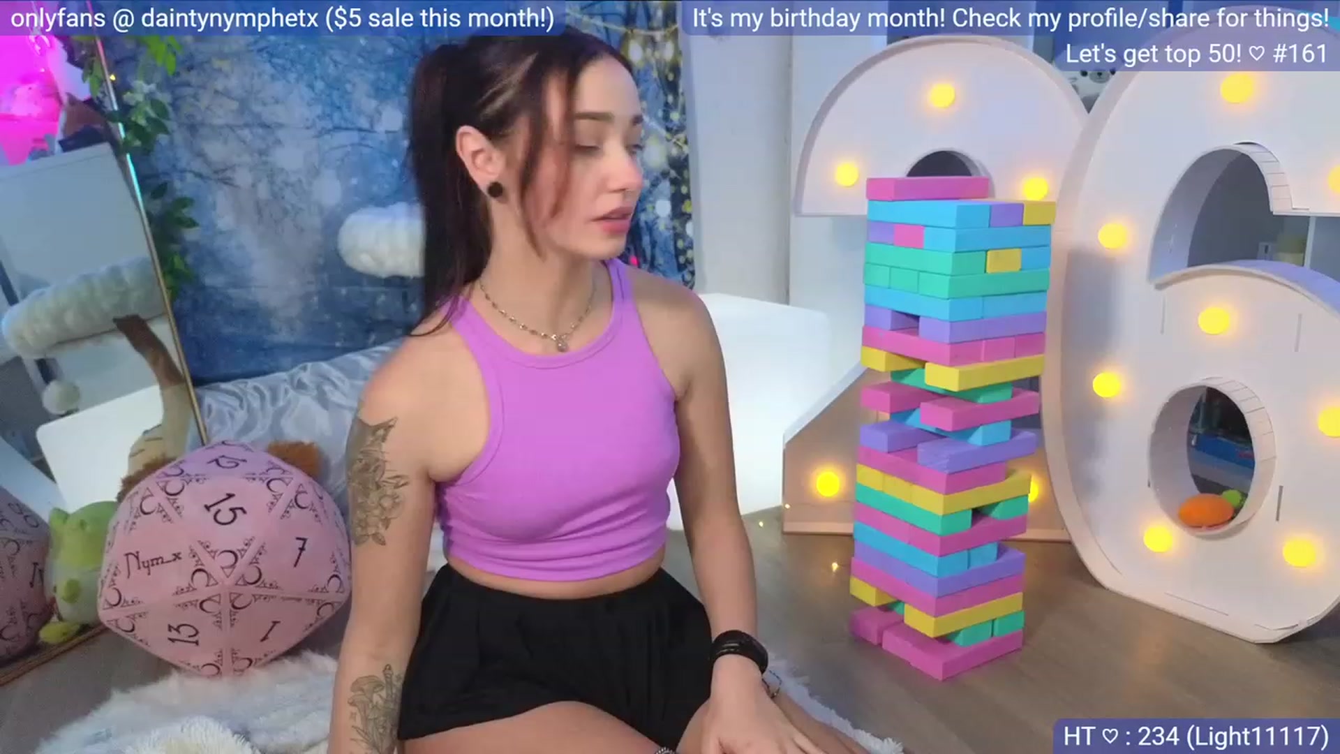 Gallery image thumbnail from BirthdayNym's myfreecams stream on, 12/14/2023, 05:45 image 1 of 20