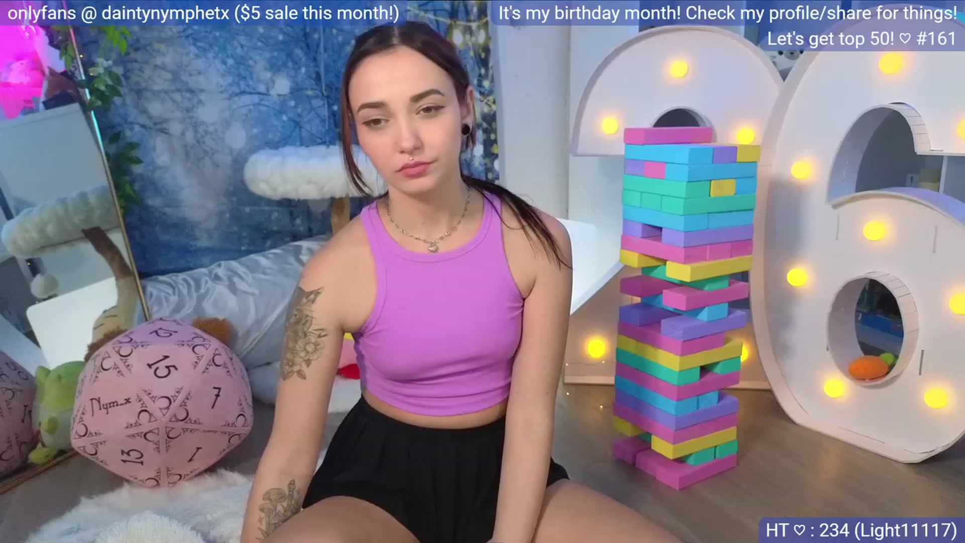 Gallery image thumbnail from BirthdayNym's myfreecams stream on, 12/14/2023, 05:45 image 7 of 20