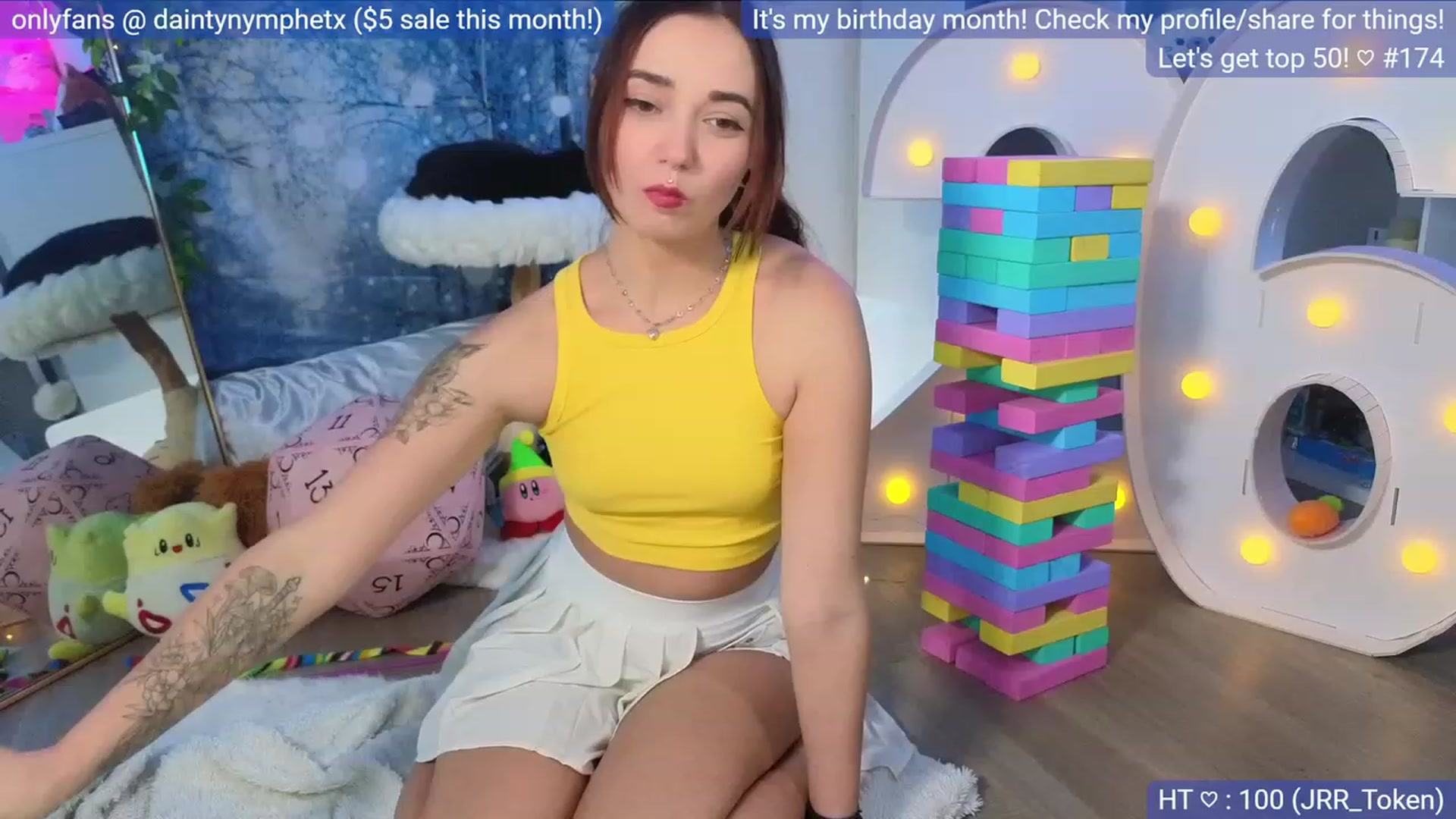 Gallery image thumbnail from BirthdayNym's myfreecams stream on, 12/15/2023, 05:29 image 14 of 20