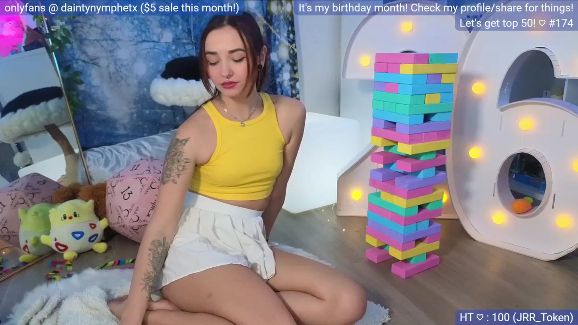 Gallery image thumbnail from BirthdayNym's myfreecams stream on, 12/15/2023, 05:29 image 16 of 20