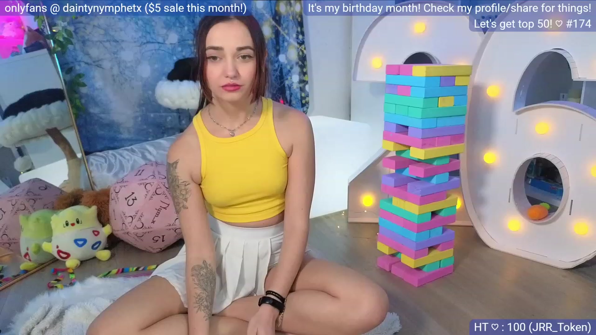 Gallery image thumbnail from BirthdayNym's myfreecams stream on, 12/15/2023, 05:29 image 11 of 20