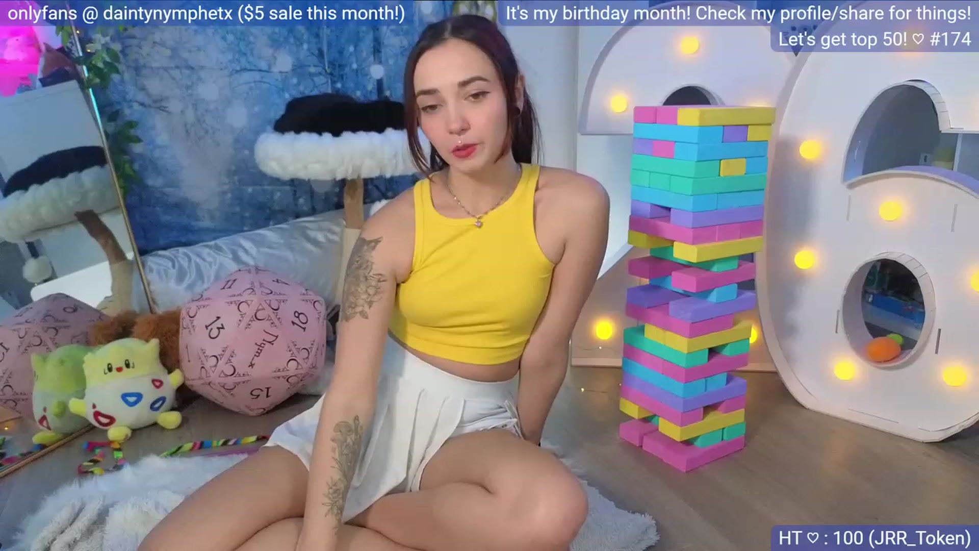 Gallery image thumbnail from BirthdayNym's myfreecams stream on, 12/15/2023, 05:29 image 12 of 20